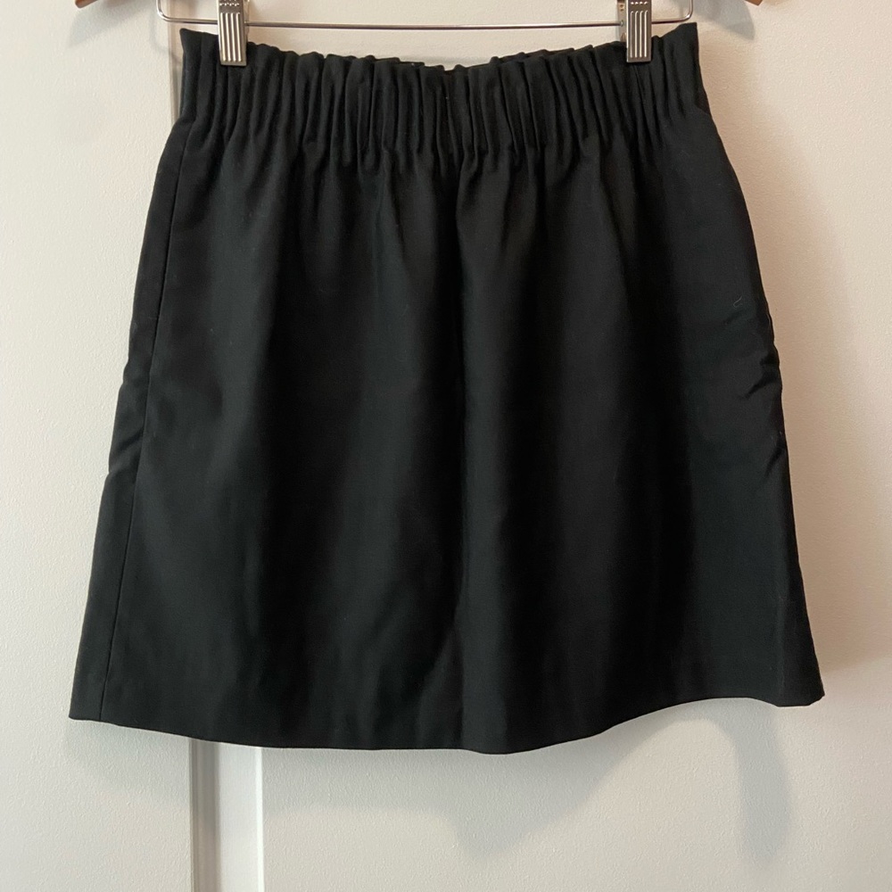 J.Crew Factory Black Sidewalk Skirt